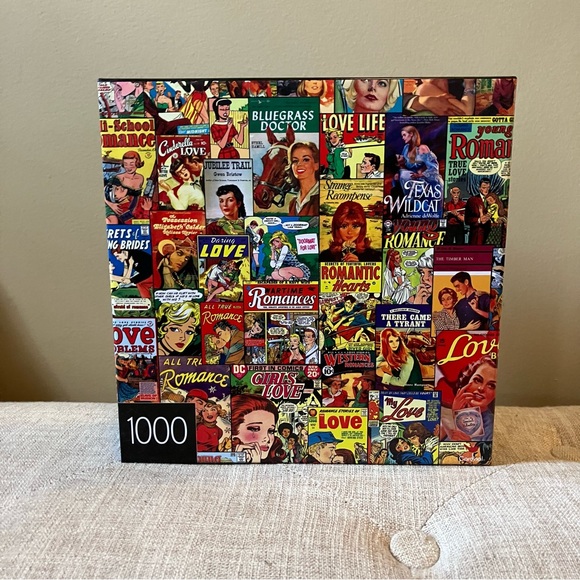 Cardinal “Romance Comics” 1000 Piece Jigsaw Puzzle - Picture 1 of 2